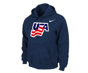 Nike USA Graphic Legend  Pullover Hoodie D.Blue