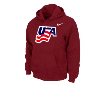 Nike USA Graphic Legend  Pullover Hoodie red