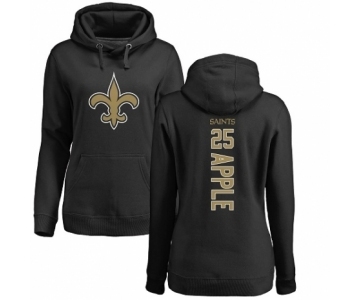 NFL Women's Nike New Orleans Saints #25 Eli Apple Black Backer Pullover Hoodie