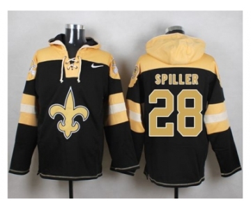 Nike New Orleans Saints #28 C.J. Spiller Black Player Pullover Hoodie