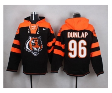 Nike Cincinnati Bengals #96 Carlos Dunlap Black Player Pullover NFL Hoodie