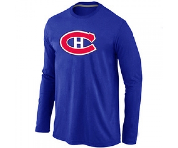NHL Montréal Canadiens Big & Tall Logo blue Long Sleeve T-Shirt