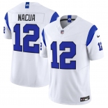 Men's Los Angeles Rams #12 Puka Nacua White 2026 F.U.S.E. Vapor Limited Football Stitched Jersey Men's Los Angeles Rams #12 Puka Nacua White 2026 F.U.S.E. Vapor Limited Football Stitched Jersey