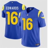 Men's Los Angeles Rams #16 Tru Edwards Royal 2026 F.U.S.E. Vapor Limited Football Stitched Jersey