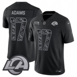 Men's Los Angeles Rams #17 Davante Adams Black 2026 F.U.S.E. Salute to Service Limited Football Stitched Jersey Men's Los Angeles Rams #17 Davante Adams Black 2026 F.U.S.E. Salute to Service Limited Football Stitched Jersey