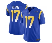 Men's Los Angeles Rams #17 Davante Adams Blue 2024 F.U.S.E. Vapor Untouchable Limited Football Stitched Jersey