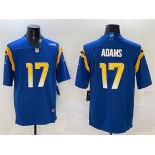 Men's Los Angeles Rams #17 Davante Adams Blue 2024 Vapor Untouchable Football Stitched Jersey