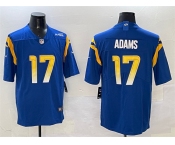 Men's Los Angeles Rams #17 Davante Adams Blue 2024 Vapor Untouchable Football Stitched Jersey