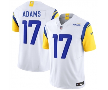 Men's Los Angeles Rams #17 Davante Adams White 2024 F.U.S.E. Vapor Untouchable Limited Football Stitched Jersey