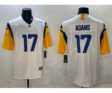 Men's Los Angeles Rams #17 Davante Adams White 2024 Vapor Untouchable Football Stitched Jersey