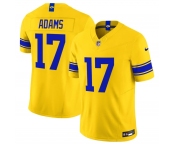 Men's Los Angeles Rams #17 Davante Adams Yellow 2026 F.U.S.E. Vapor Limited Football Stitched Jersey