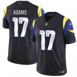Men's Los Angeles Rams #17 Davante Adams midnight blue 2025 F.U.S.E. “Rivalries” Vapor Limited Stitched Football Jersey