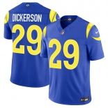 Men's Los Angeles Rams #29 Eric Dickerson Royal 2026 F.U.S.E. Vapor Limited Football Stitched Jersey Men's Los Angeles Rams #29 Eric Dickerson Royal 2026 F.U.S.E. Vapor Limited Football Stitched Jersey