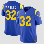 Men's Los Angeles Rams #32 Jordan Waters Royal 2026 F.U.S.E. Vapor Limited Football Stitched Jersey