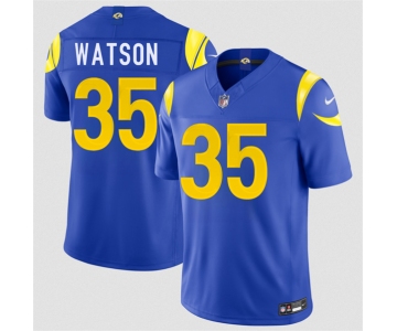 Men's Los Angeles Rams #35 Jaylen Watson Royal 2026 F.U.S.E. Vapor Limited Football Stitched Jersey