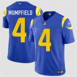Men's Los Angeles Rams #4 Konata Mumpfield Royal 2026 F.U.S.E. Vapor Limited Football Stitched Jersey Men's Los Angeles Rams #4 Konata Mumpfield Royal 2026 F.U.S.E. Vapor Limited Football Stitched Jersey
