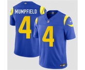 Men's Los Angeles Rams #4 Konata Mumpfield Royal 2026 F.U.S.E. Vapor Limited Football Stitched Jersey Men's Los Angeles Rams #4 Konata Mumpfield Royal 2026 F.U.S.E. Vapor Limited Football Stitched Jersey