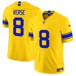 Men's Los Angeles Rams #8 Jared Verse Yellow 2026 F.U.S.E. Vapor Limited Football Stitched Jersey
