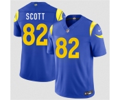 Men's Los Angeles Rams #82 Tyler Scott Royal 2026 F.U.S.E. Vapor Limited Football Stitched Jersey Men's Los Angeles Rams #82 Tyler Scott Royal 2026 F.U.S.E. Vapor Limited Football Stitched Jersey