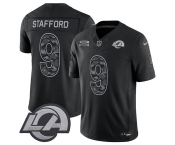 Men's Los Angeles Rams #9 Matthew Stafford Black 2026 F.U.S.E. Salute to Service Limited Football Stitched Jersey Men's Los Angeles Rams #9 Matthew Stafford Black 2026 F.U.S.E. Salute to Service Limited Football Stitched Jersey