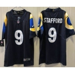 Men's Los Angeles Rams #9 Matthew Stafford Limited Navy Rivalries Vapor Jersey Men's Los Angeles Rams #9 Matthew Stafford Limited Navy Rivalries Vapor Jersey