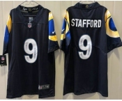 Men's Los Angeles Rams #9 Matthew Stafford Limited Navy Rivalries Vapor Jersey