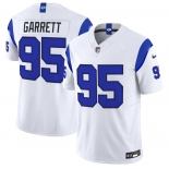Men's Los Angeles Rams #95 Myles Garrett White 2026 F.U.S.E. Vapor Limited Football Stitched Jersey