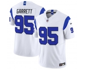 Men's Los Angeles Rams #95 Myles Garrett White 2026 F.U.S.E. Vapor Limited Football Stitched Jersey