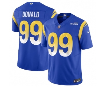 Men's Los Angeles Rams #99 Aaron Donald Royal 2023 F.U.S.E. Vapor Untouchable Limited Stitched Jersey
