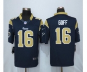 Men's Nike Los Angeles Rams #16 Jared Goff Limited Navy Blue Team Color NFL Jersey