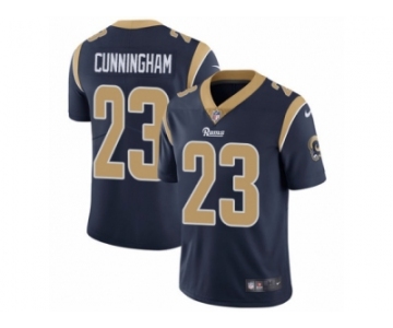 Men's Nike Los Angeles Rams #23 Benny Cunningham Vapor Untouchable Limited Navy Blue Team Color NFL Jersey