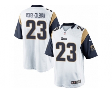 Men's Nike Los Angeles Rams #23 Nickell Robey-Coleman Limited White NFL Jersey