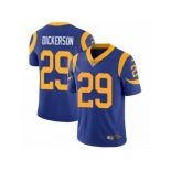 Men's Nike Los Angeles Rams #29 Eric Dickerson Vapor Untouchable Limited Royal Blue Alternate NFL Jersey