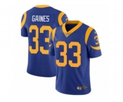 Men's Nike Los Angeles Rams #33 E.J. Gaines Vapor Untouchable Limited Royal Blue Alternate NFL Jersey
