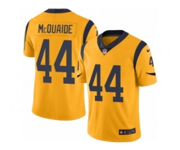 Men's Nike Los Angeles Rams #44 Jacob McQuaide Limited Gold Rush NFL Jersey