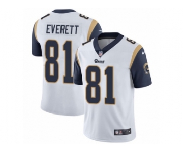 Men's Nike Los Angeles Rams #81 Gerald Everett Vapor Untouchable Limited White NFL Jersey