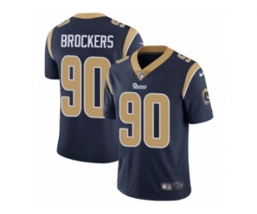 Men's Nike Los Angeles Rams #90 Michael Brockers Vapor Untouchable Limited Navy Blue Team Color NFL Jersey