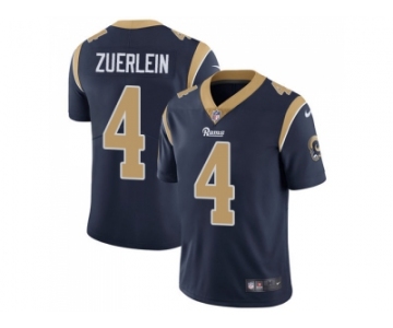 Nike Los Angeles Rams #4 Greg Zuerlein Navy Blue Team Color Men Stitched NFL Vapor Untouchable Limited Jersey