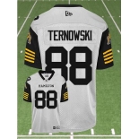 CFL Hamilton tiger cats #88 TERNOWSKI Crested Away White Jersey CFL Hamilton tiger cats #88 TERNOWSKI Crested Away White Jersey