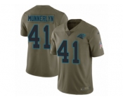 Men Nike Carolina Panthers #41 Captain Munnerlyn Limited Olive 2017 Salute to Service NFL Jersey