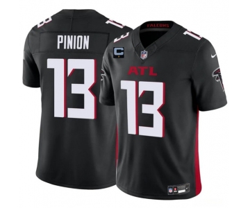 Men's Atlanta Falcons #13 Bradley Pinion Black 2025 F.U.S.E With 1-Star C Patch Vapor Untouchable Limited Football Stitched Jersey