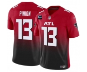 Men's Atlanta Falcons #13 Bradley Pinion Red Black 2025 F.U.S.E With 1-Star C Patch Vapor Untouchable Limited Football Stitched Jersey