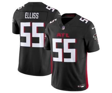 Men's Atlanta Falcons #55 Kaden Elliss Black 2025 F.U.S.E. Vapor Untouchable Limited Football Stitched Jersey