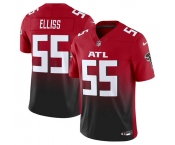 Men's Atlanta Falcons #55 Kaden Elliss Red Black 2025 F.U.S.E Vapor Untouchable Limited Football Stitched Jersey