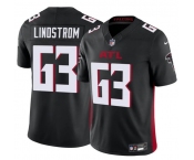 Men's Atlanta Falcons #63 Chris Lindstrom Black 2025 F.U.S.E. Vapor Untouchable Limited Football Stitched Jersey