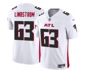 Men's Atlanta Falcons #63 Chris Lindstrom White 2025 F.U.S.E. Vapor Untouchable Limited Football Stitched Jersey