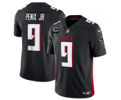 Men's Atlanta Falcons #9 Michael Penix Jr Black 2025 F.U.S.E. With 1-Star C Patch Vapor Untouchable Limited Football Stitched Jersey