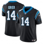 Men's Carolina Panthers #14 Will Grier Black 2026 F.U.S.E. Vapor Limited Football Stitched Jersey Men's Carolina Panthers #14 Will Grier Black 2026 F.U.S.E. Vapor Limited Football Stitched Jersey