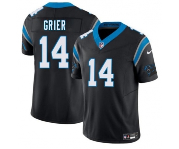 Men's Carolina Panthers #14 Will Grier Black 2026 F.U.S.E. Vapor Limited Football Stitched Jersey