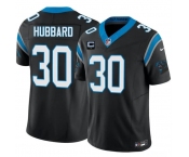 Men's Carolina Panthers #30 Chuba Hubbard Black 2026 F.U.S.E. 1-Star C Patch Vapor Limited Football Stitched Jersey Men's Carolina Panthers #30 Chuba Hubbard Black 2026 F.U.S.E. 1-Star C Patch Vapor Limited Football Stitched Jersey